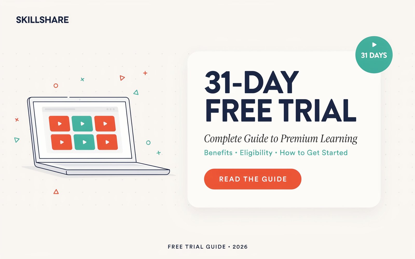 skillshare 31 day free trial