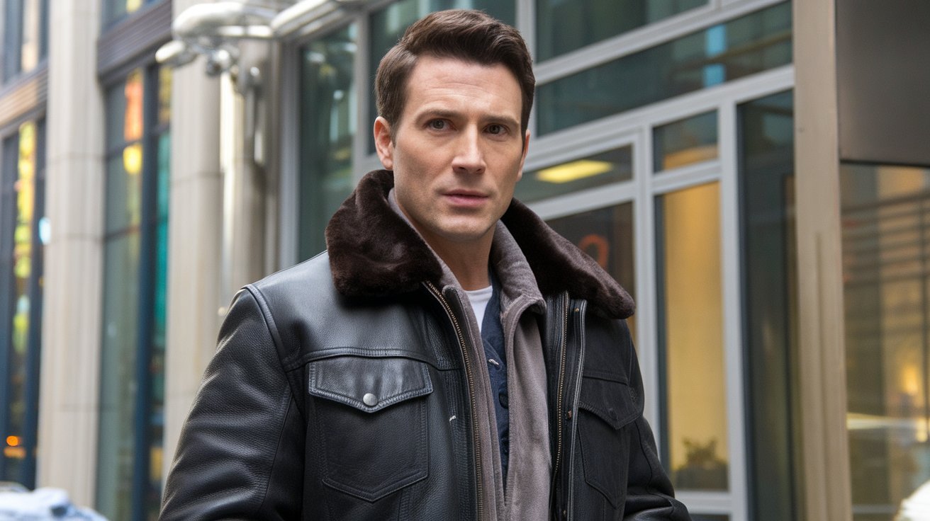 black jacket